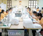 Nguyên liệu sản xuất khăn bông – Sợi Pha (sợi CVC và sợi TC)